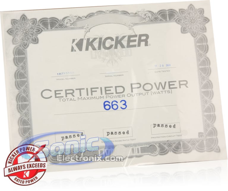 Kicker ZX650.4 (10ZX650.4) Image 5