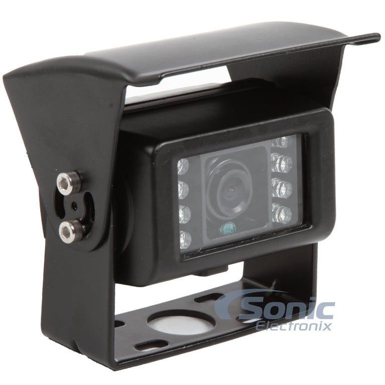 Universal Waterproof Bracket Mount Backup Camera w/ Infrared Lamps Image 1