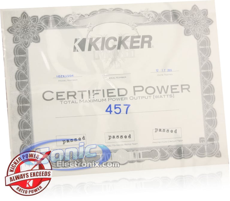 Kicker ZX350.4 (10ZX350.4) Image 5