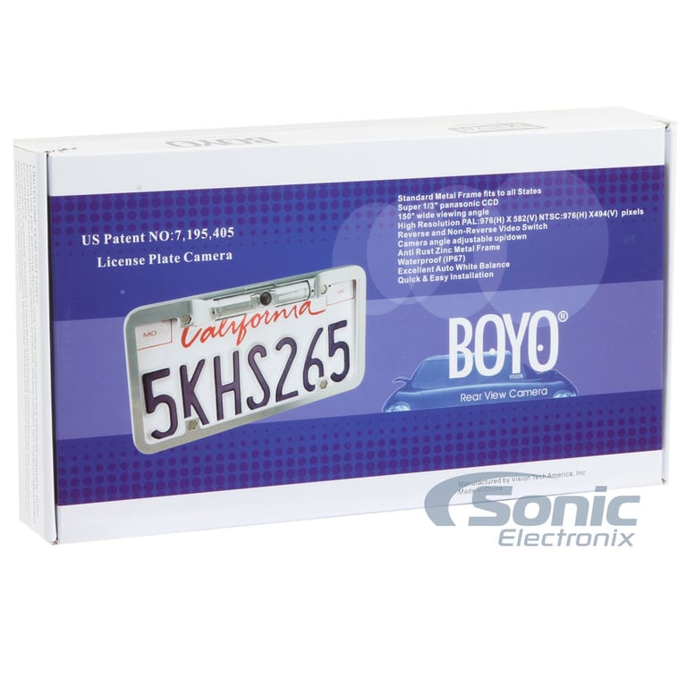 License Plate Camera CCD Lens With Frame Image 4