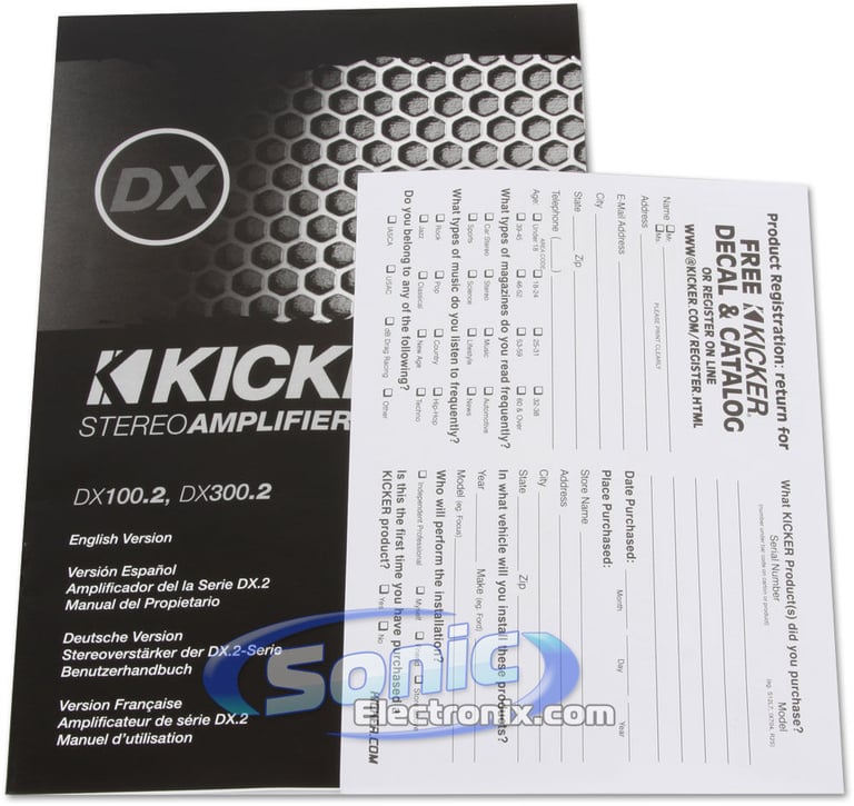 Kicker DX100.2 (08DX100.2) Image 6