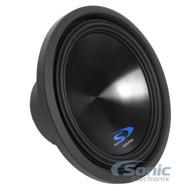 Alpine Type-S SWS-15D4 + Sealed Enclosure & Speaker Wire Image 2