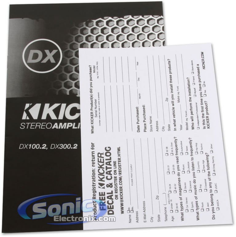 Kicker DX300.2 (08DX300.2) Image 6