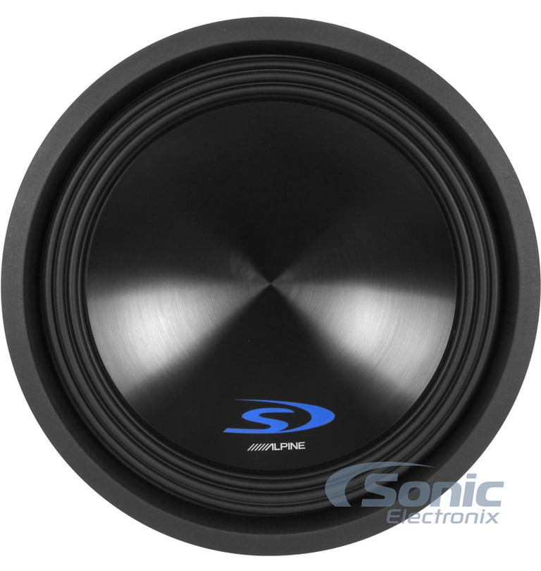 Alpine Type-S SWS-15D4 + Sealed Enclosure & Speaker Wire Image 3