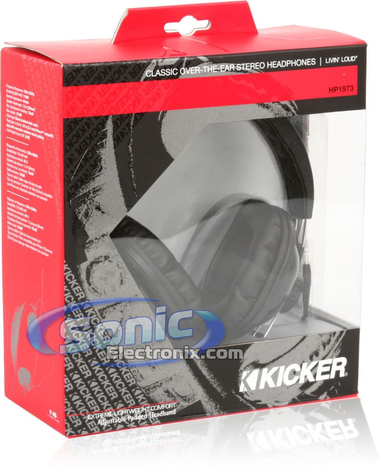 Kicker HP1973 Classic Style Headphones Image 4