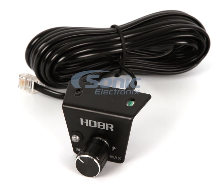 Hifonics HDBR Bass Reconstruction Processor + Bass Remote + RCA Cables Image 4