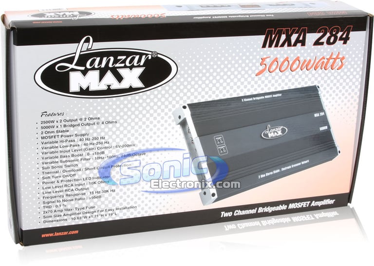 Lanzar MXA284 Open Box Complete Image 7