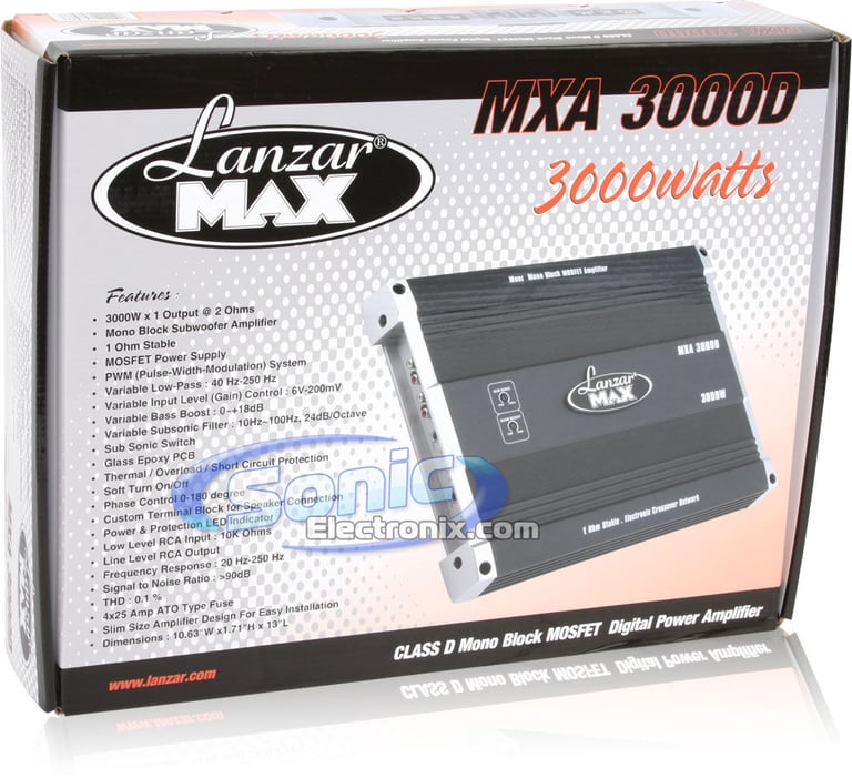 Lanzar MXA3000D Image 7