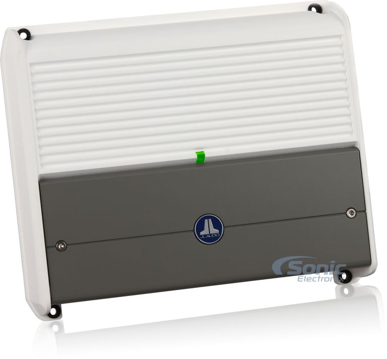 JL Audio 4-Channel Marine Amplifier with Bluetooth Receiver and Control Knob Image 2