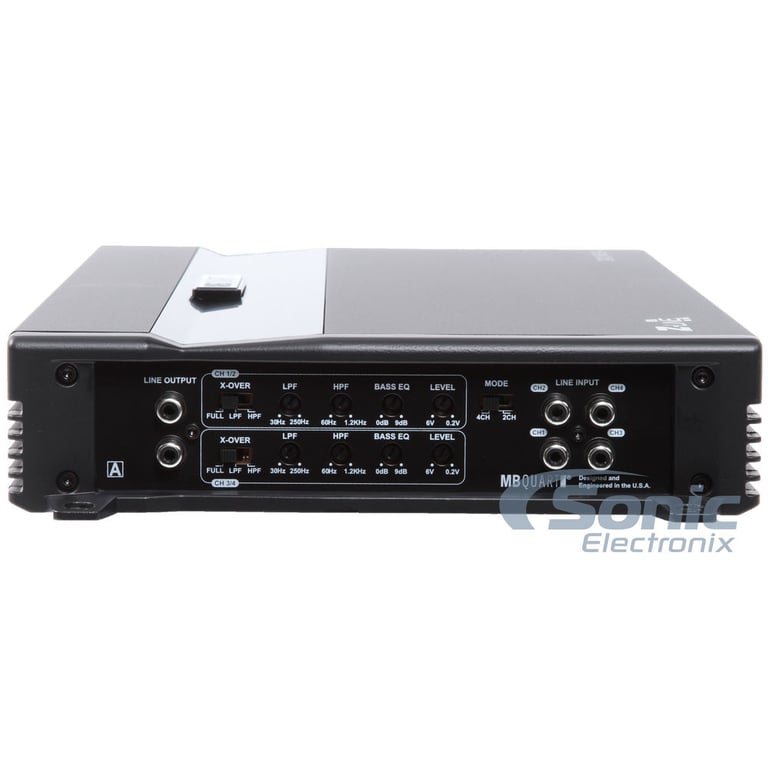 MB Quart ZA2-1600.4 1600W 4 Channel + Premium NVX 4 Gauge Amp Kit Image 8
