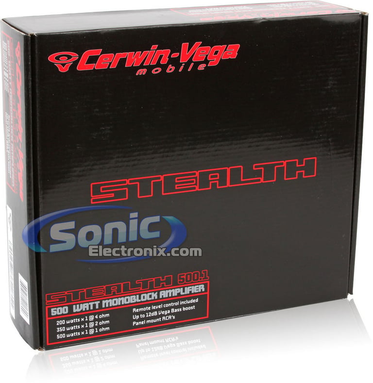 Cerwin-Vega SX500.1 (Stealth 500.1) Image 8