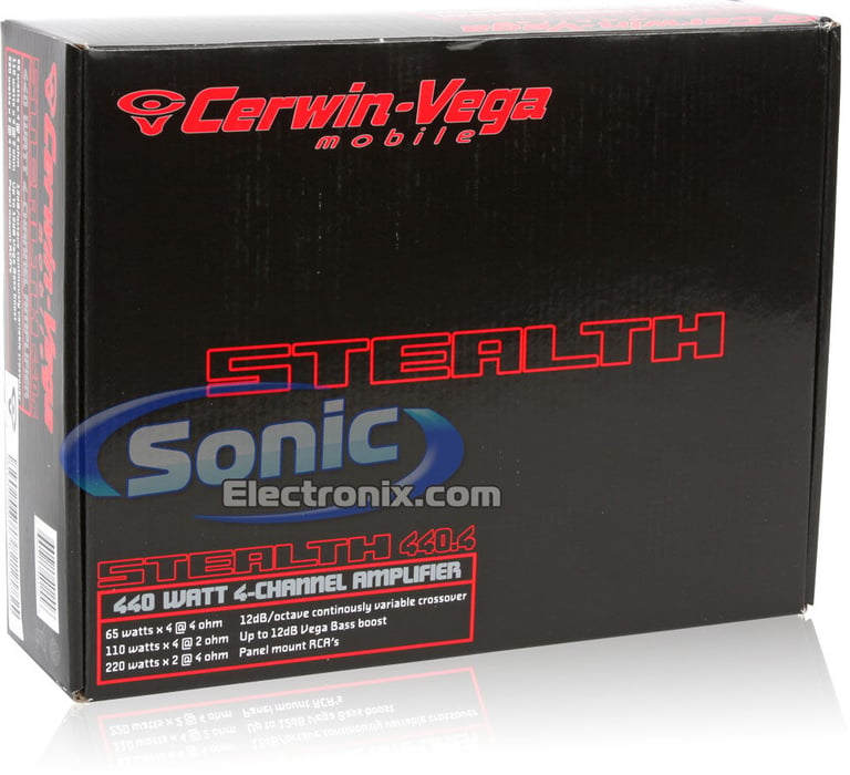 Cerwin-Vega SX440.4 (Stealth 440.4) Image 6
