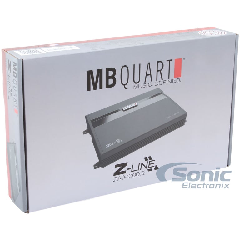 MB Quart ZA2-1000.2 1000W RMS Amplifier + 1 Farad Capacitor and FREE Amp Kit Image 18
