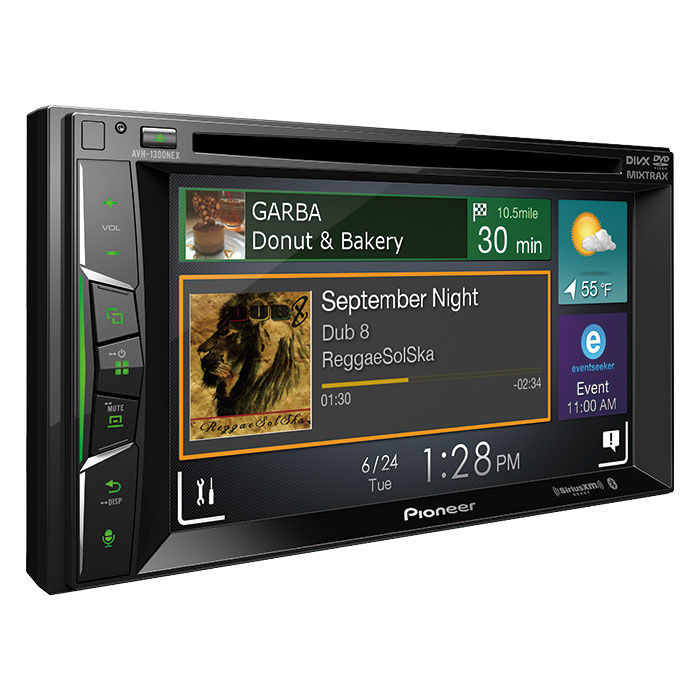 Pioneer AVH-1300NEX Apple CarPlay Car Stereo w/ Universal Rearview Backup Camera Image 2