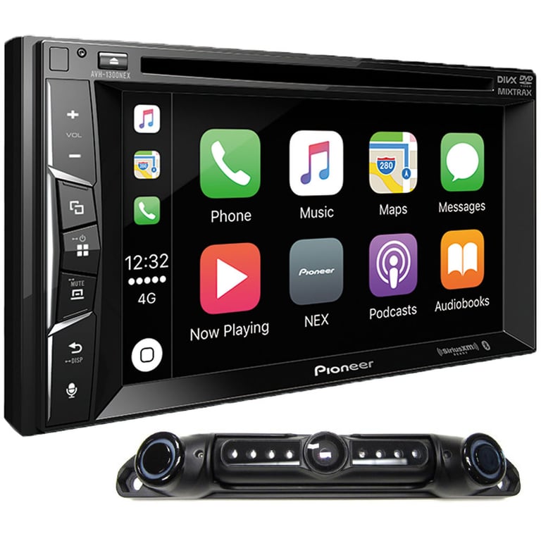 Pioneer AVH-1300NEX Apple CarPlay Car Stereo w/ Universal Rearview Backup Camera Image 1