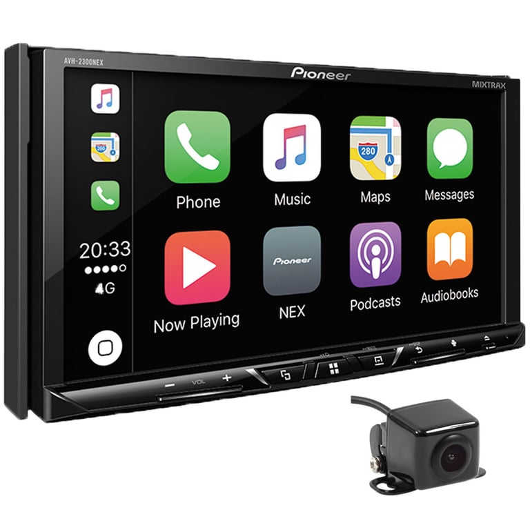 Pioneer AVH-2300NEX + Free Jensen BUCAM200J Universal Backup Camera Image 1