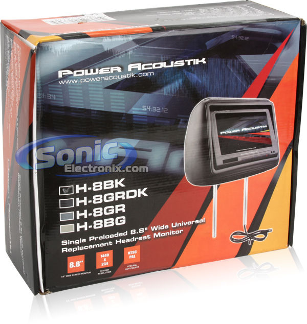 Pair Package: Power Acoustik H-8BK (Black) R/B Image 7