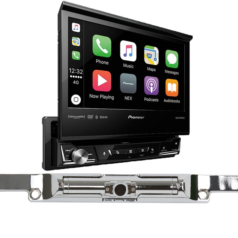 Pioneer AVH-3300NEX Android Auto/Apple CarPlay Stereo w/ License Plate Backup Camera Image 1