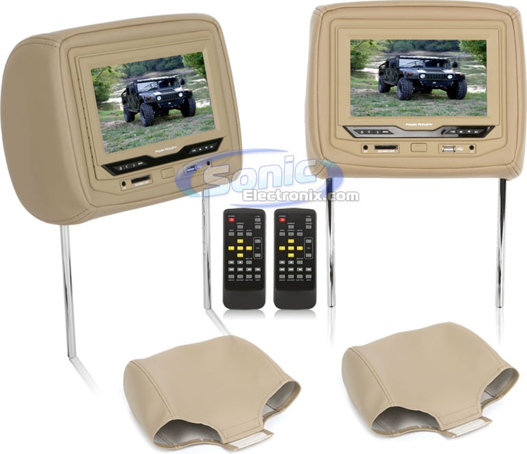 Pair Package: Power Acoustik HDVD-73BG (Beige) Image 1