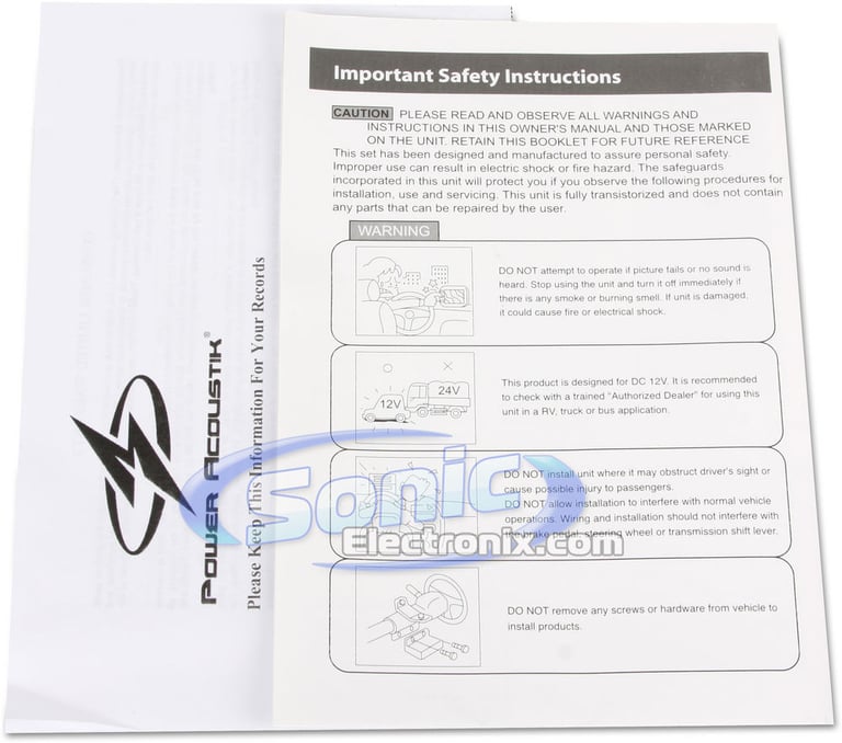 Pair Package: Power Acoustik HDVD-73BK (Black) Image 11