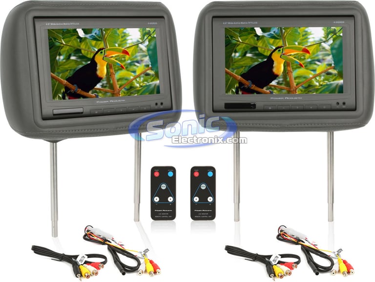 Pair Package: Power Acoustik H-8GRDK (Dark Gray) R/B Image 1