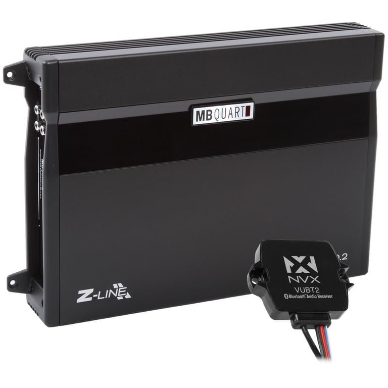 MB Quart ZA2-1000.2 1000W Amplifier + FREE NVX Universal Bluetooth Receiver Image 1