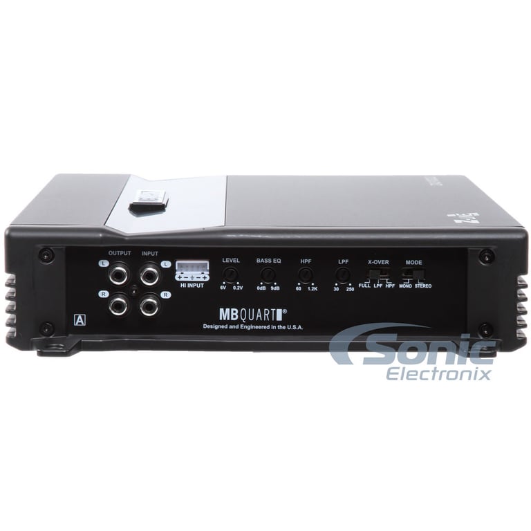 MB Quart ZA2-1000.2 1000W Amplifier + Complete Premium 4 Gauge Amp Kit Image 5