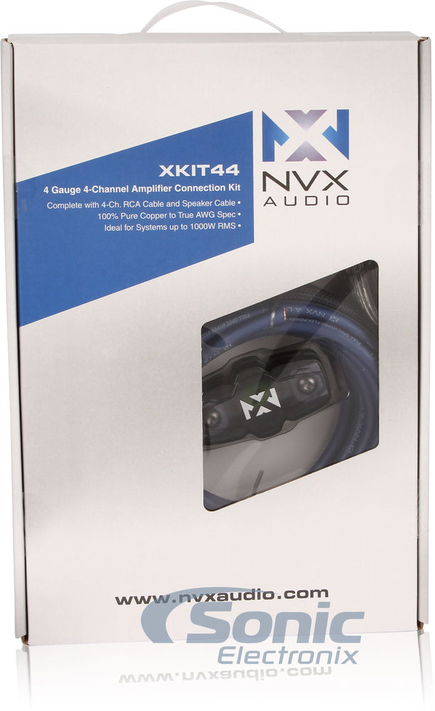 MB Quart ZA2-1000.4 w/ Complete 4-Channel 100% OFC Amp Kit Image 74