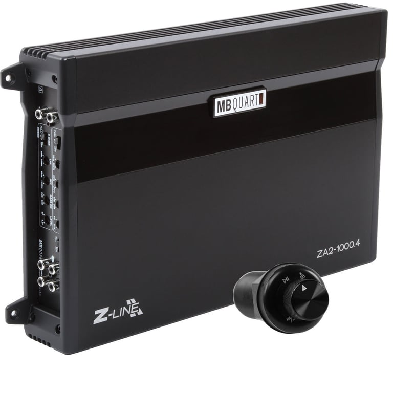 MB Quart ZA2-1000.4 w/ Universal Bluetooth Controller Knob Image 1