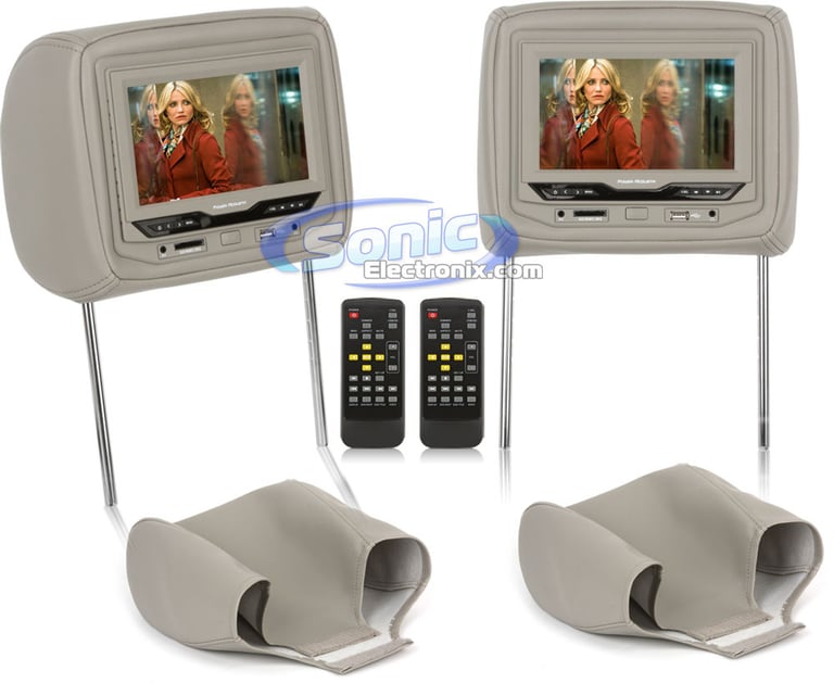 Pair Package: Power Acoustik HDVD-73GR (Light Gray) Image 1