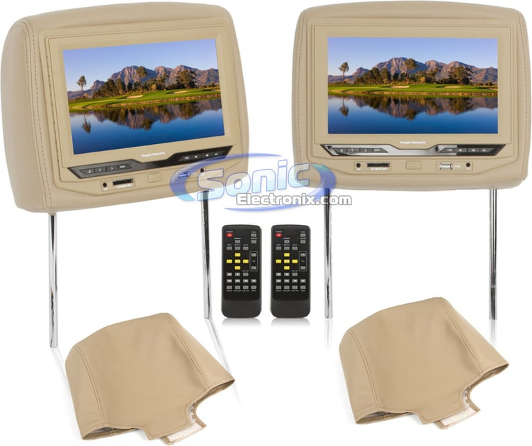 Pair Package: 2 Power Acoustik HDVD-93BG (Beige) Image 1