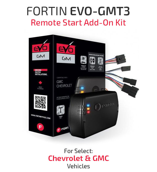 Remote Start System For 2014-up Chevy Silverado and GMC Sierra (Fortin EVO-GMT3) Image 1