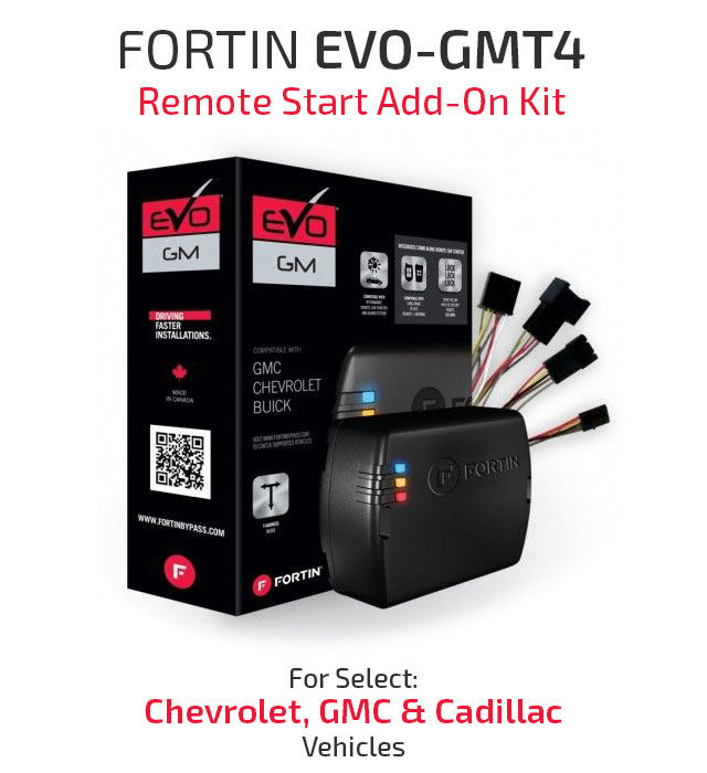 Remote Start System For 2007-up Cadillac, Chevrolet and GMC (Fortin EVO-GMT4) Image 1