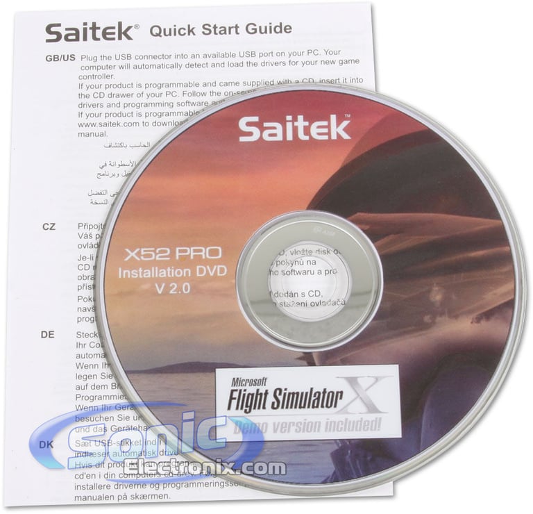 Saitek PS34 X52 PC Pro Flight Control System (SAEPS34) Image 10