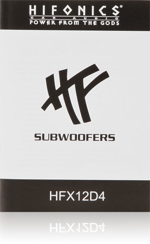 (2) HFX12D4 Subwoofers + HFi1000.1D Monoblock Amplifier and Amp Kit Image 6