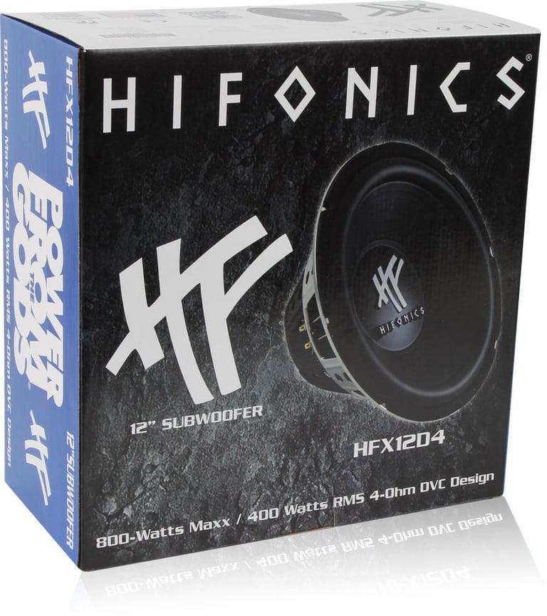 (2) HFX12D4 Subwoofers + HFi1000.1D Monoblock Amplifier and Amp Kit Image 7