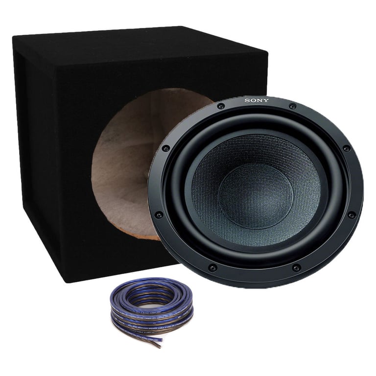 Sony XS-GSW121 12" Subwoofer with Free Enclosure and Wire Image 1