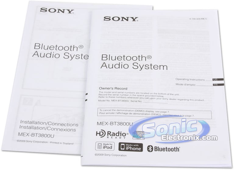 Sony MEX-BT3800U Open Box Image 7