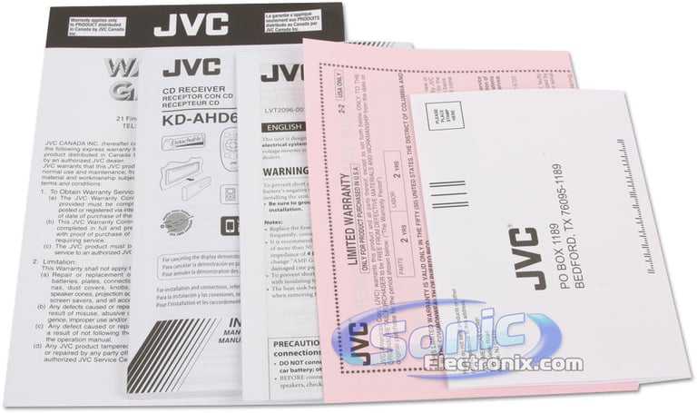 JVC Arsenal KD-AHD69 Image 8