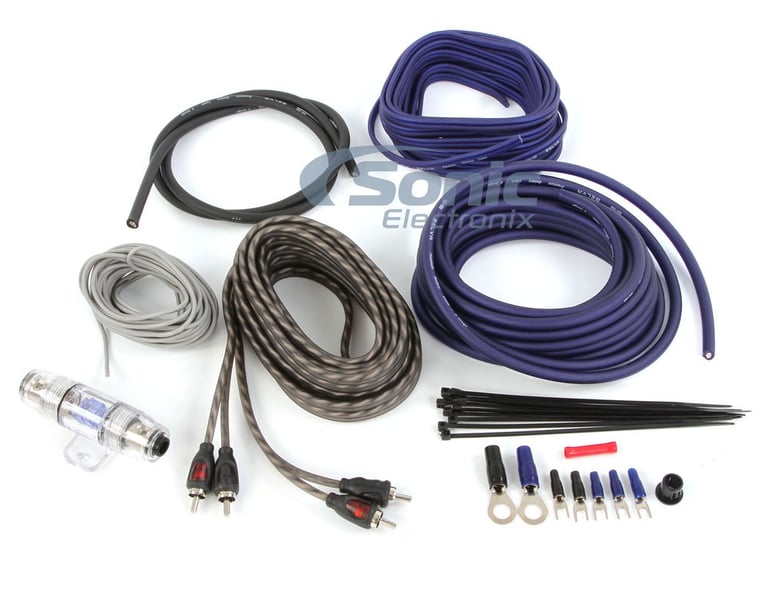 Autotek TA1250.2  2-Channel Amplifier with 8 Gauge Amp Kit Image 8