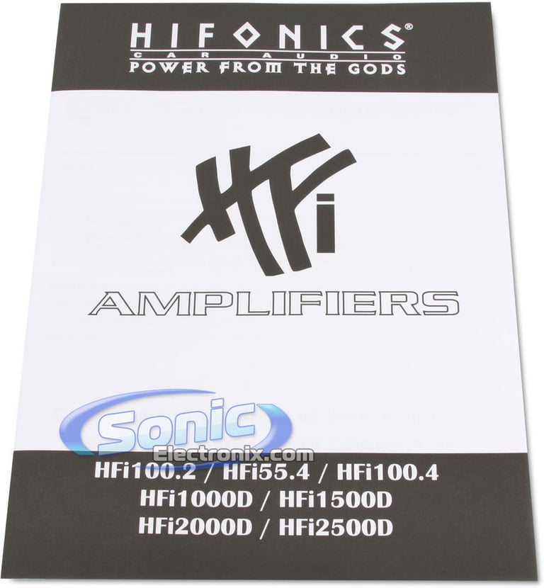 Hifonics HFi100.2 (HFi 100.2) Image 5