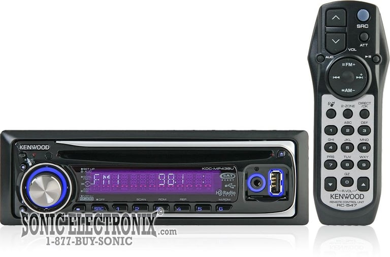 Kenwood KDC-MP438U Image 1