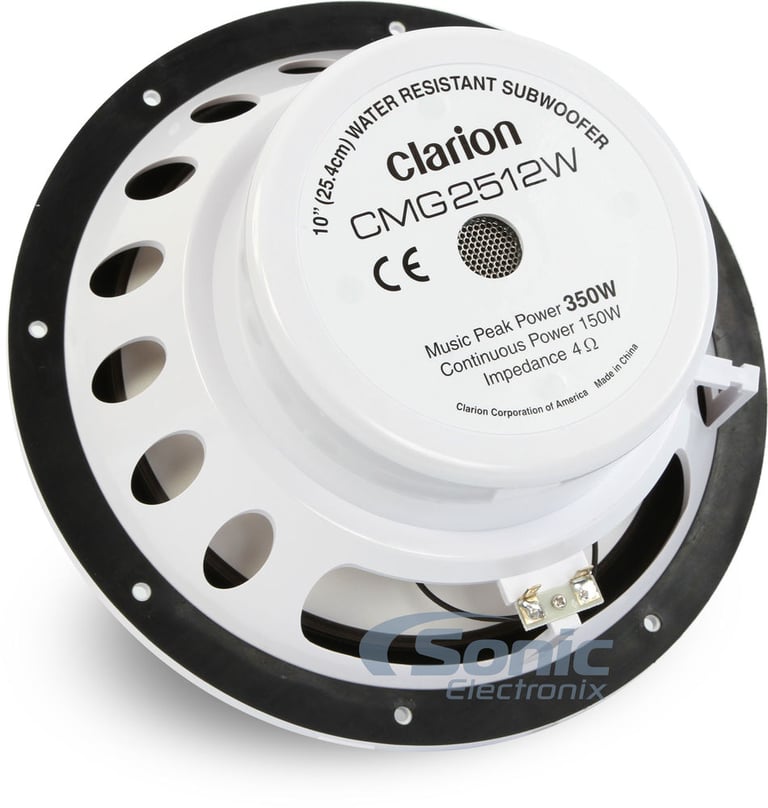 JBL Marine MA6002 + Clarion CMG2512W Package Image 5