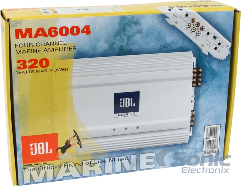 JBL Marine MA6004 Amplifier + 4 Polk Audio DB652 Speakers Kit Image 12