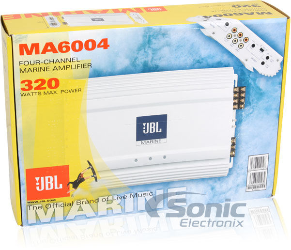 JBL Marine MA6004 Amplifier + 4 Sony XS-MP1611 Speakers Kit Image 12