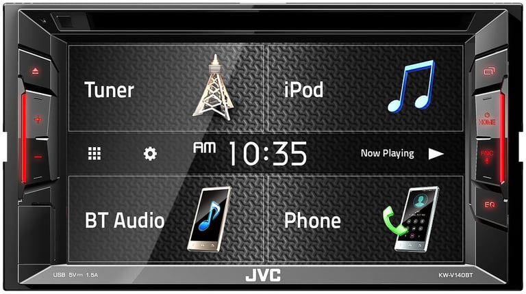 JVC KW-V140BT (Ships as KWV25BT) Image 3