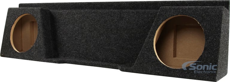 Fits 2007-13 Chevy Silverado/GMC Sierra Dual Loaded Subwoofer Box 2) DB 1042 DVC Image 8
