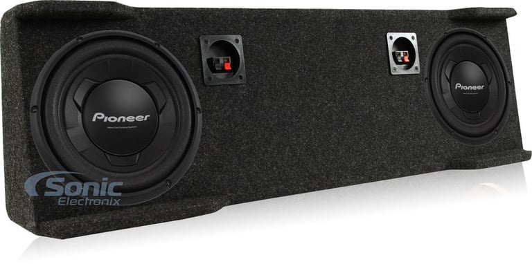 Fits 2003-07 Chevy Silverado/GMC Sierra Dual Loaded Subwoofer Box (2) TS-W106M Image 1