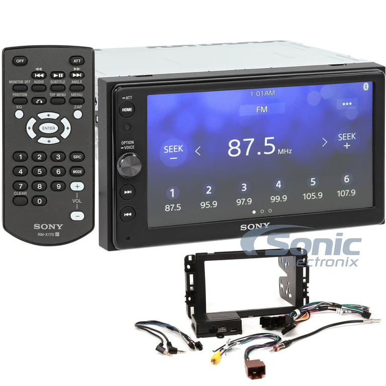 Sony XAV-AX100 Car Stereo Install Kit for 2006-2015 GM Vehicles Image 1