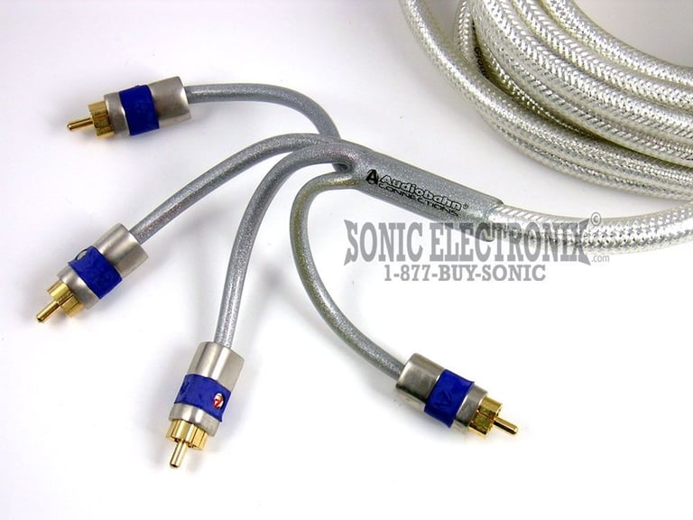 Audiobahn CE1540 15' 4-Channel Expert Series RCA (White) Image 1